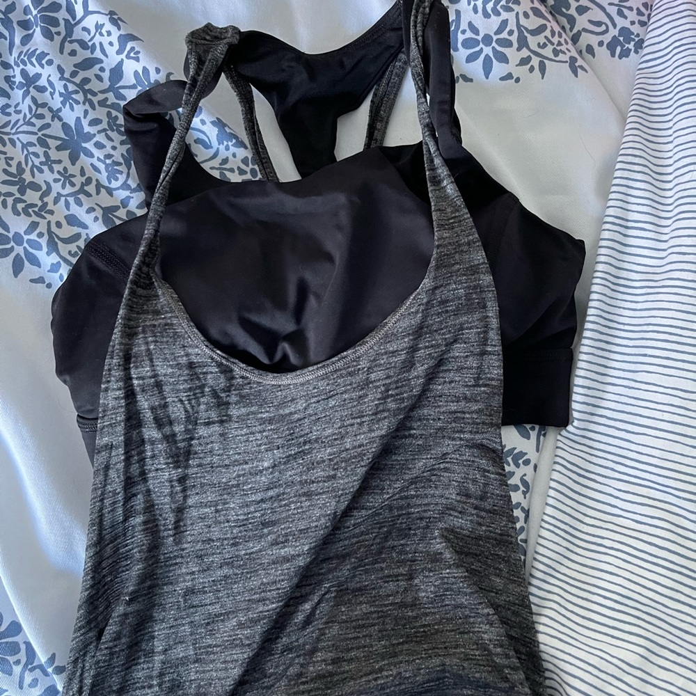 Lululemon athletic tank with built in bra